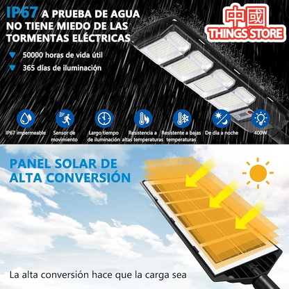 Lampara solar 1200w