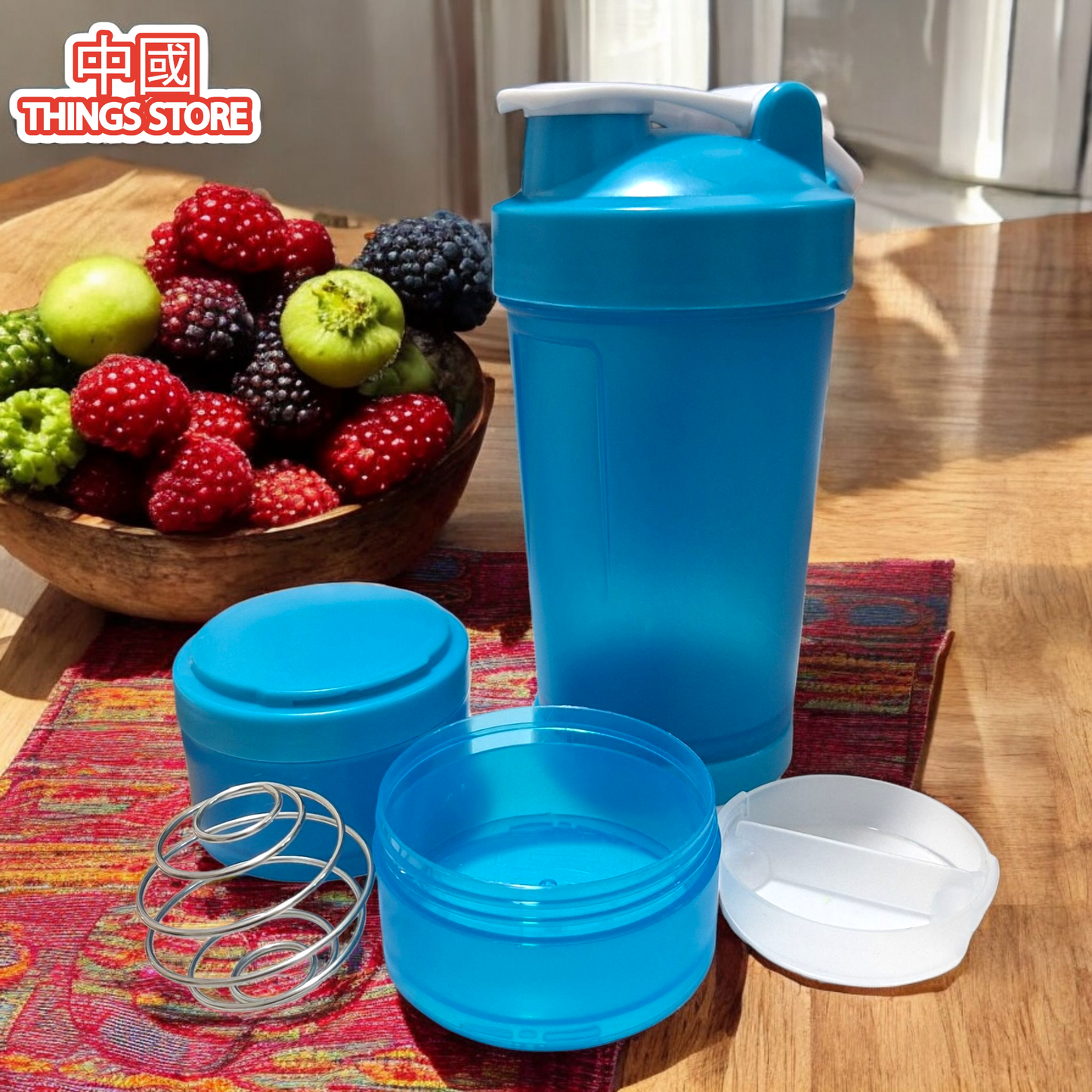 Vaso Shakira 500ml con dos envases extras