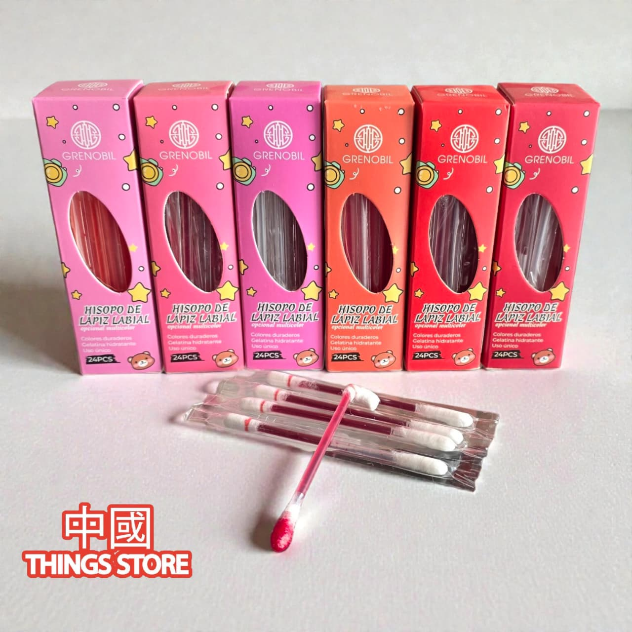 Labial de cotonete
