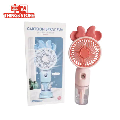 Ventilador mini con humidificador