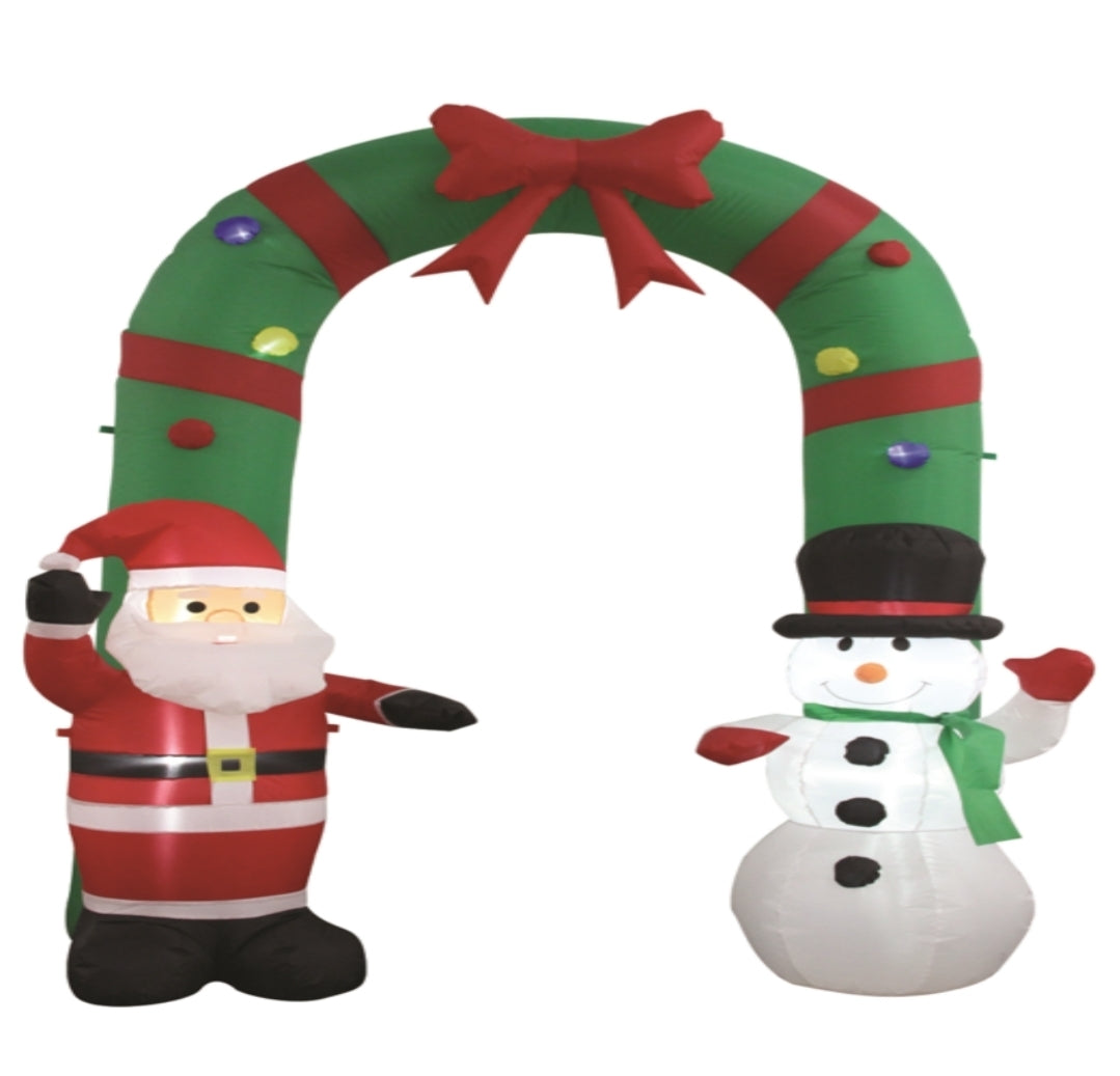 Arco navideño inflable