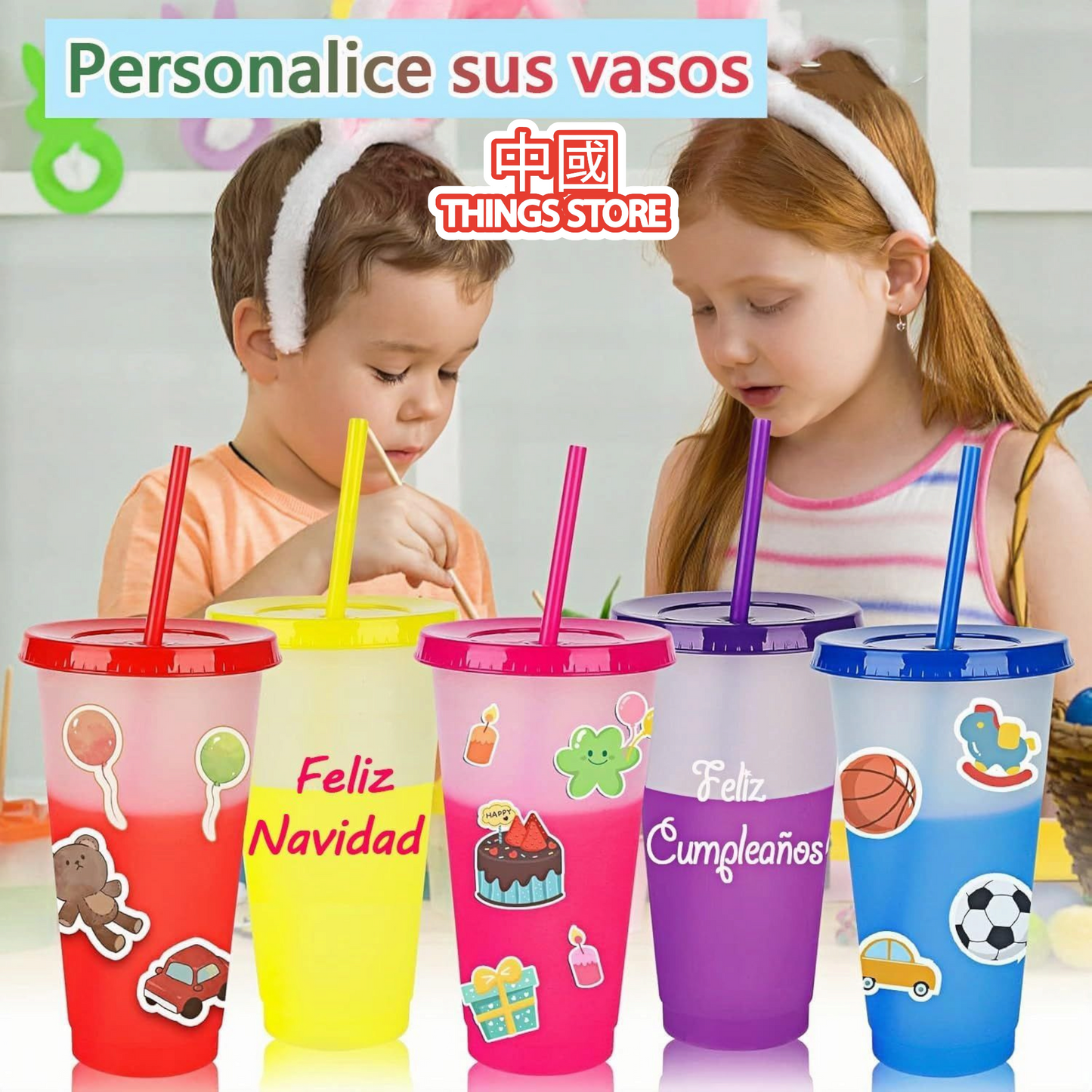Vaso mágico transparente