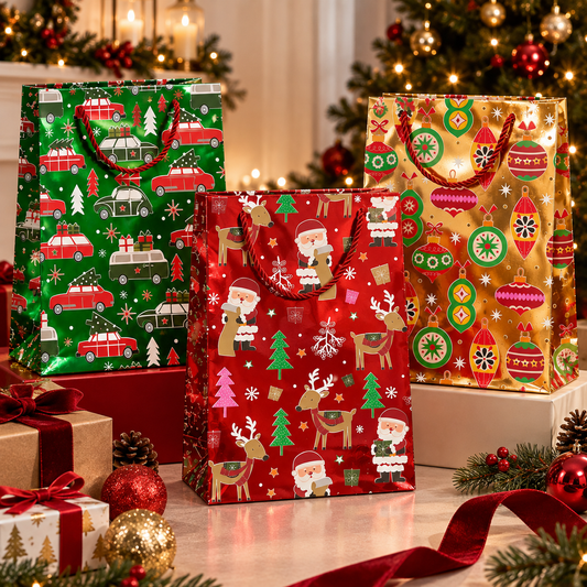 Bolsa navideña mediana 🎄