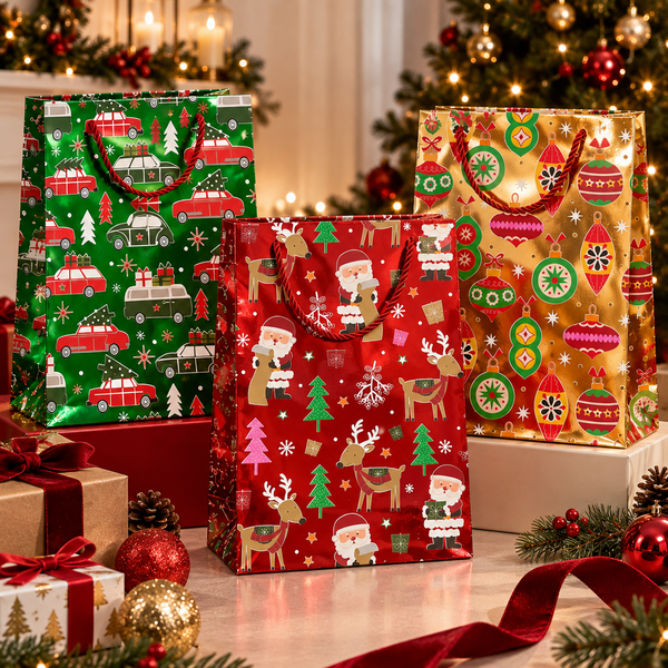Bolsa navideña mediana 🎄