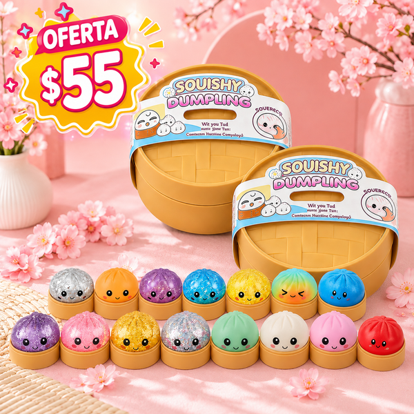Dumpling squishys 8.5cm 🫓