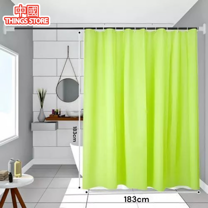 Cortina de baño lisa 72x72cm