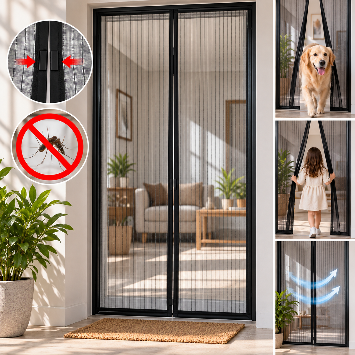 Mosquitero para puerta 🚪