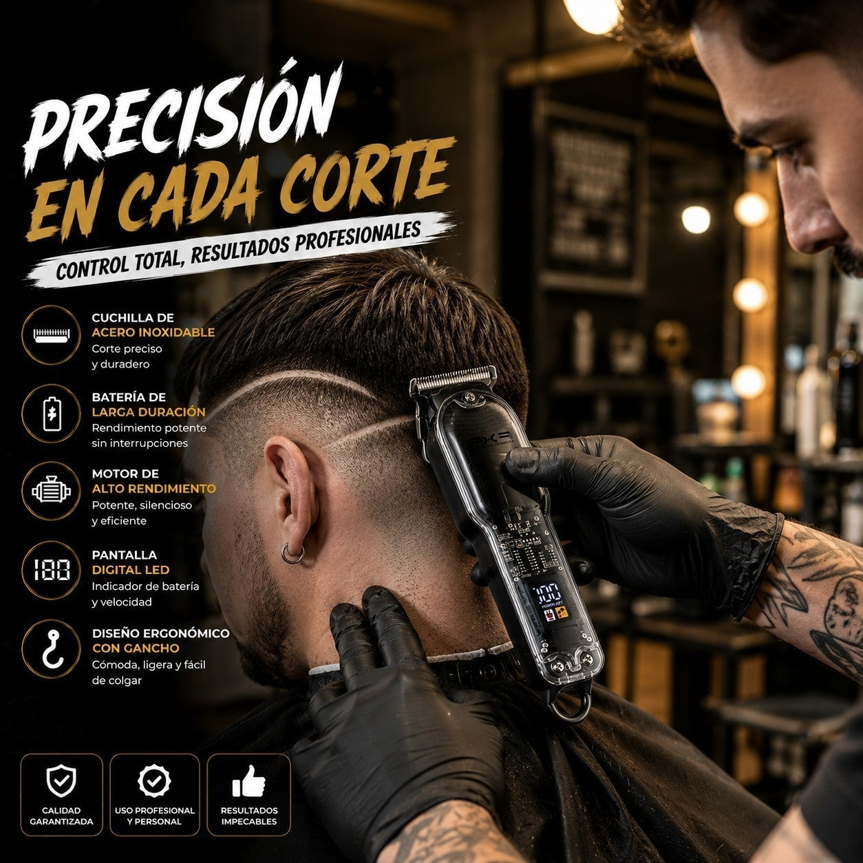 Rasuradora 4 cabezales 💇‍♂️