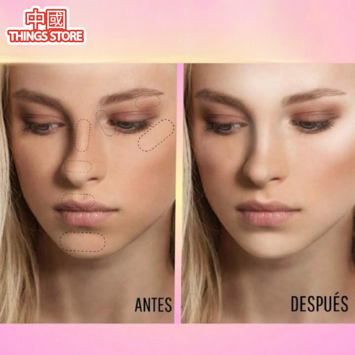 Iluminador con esponja