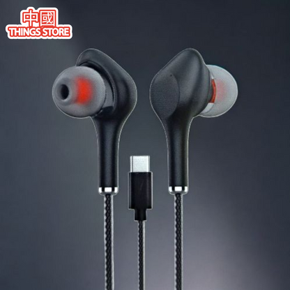 Audífonos de cable USB C