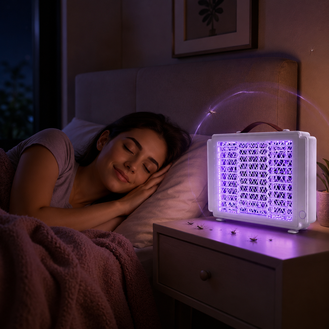 Lámpara mata mosquitos 🦟
