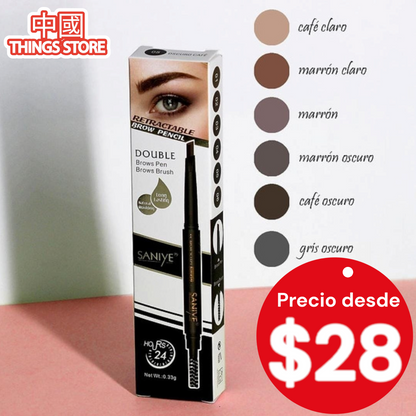 Lapiz dúo para cejas