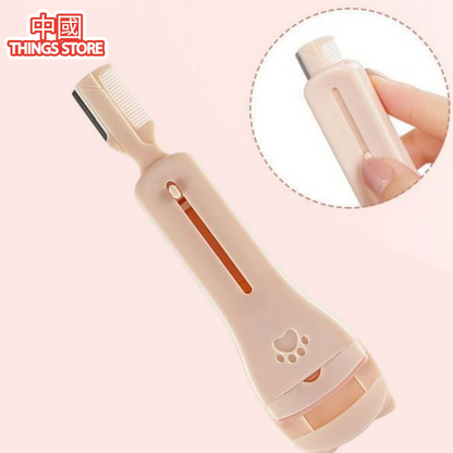 Cortador y enchinador para pestañas y cejas