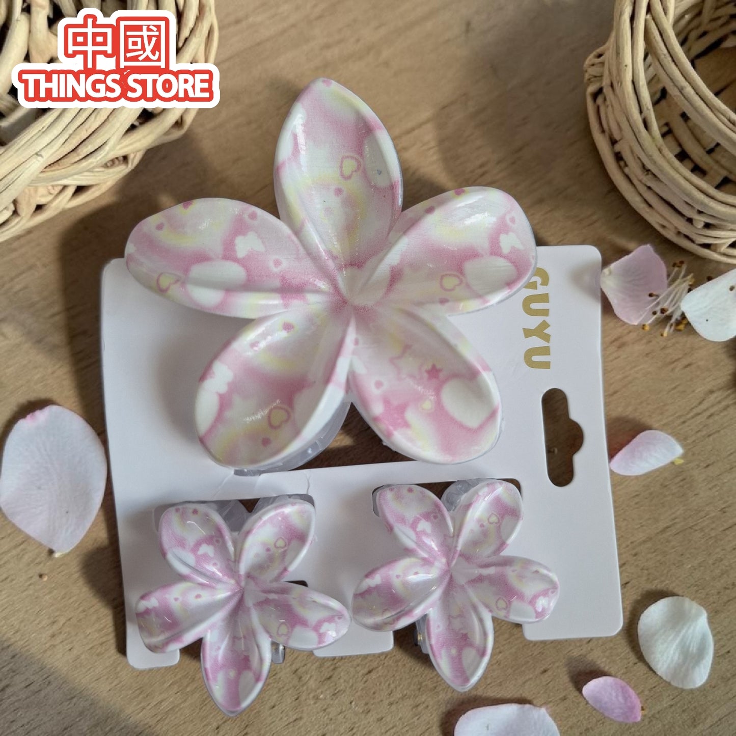 Paquete de pinzas de flor
