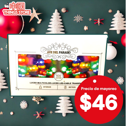 Serie multicolor 6m 100 luces