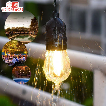 Serie vintage de 5m con 10 focos