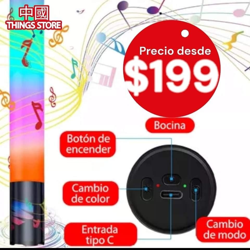Tubo bocina LED